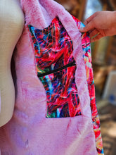 Off to See the Wizard Crushed Velvet Cloak with Pink Faux Fur lining (this design will not be remade)