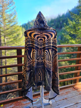 Down the Ribbit Hole Velvet Hooded Pashmina