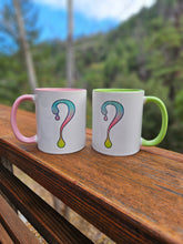 Ombre Dripper Mug with Green interior and handle