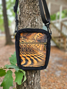 Reddy Threads x Singer "Down the Ribbit Hole" Velvet Mini Crossbody Bag