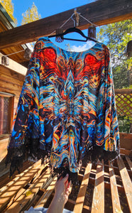 Mercury in Retrograde x Dripper Crushed Velvet Pullover Shawl