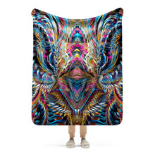 Golden Teacher Sherpa blanket