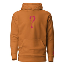 Pullover Hoodie with Pink Dripper Embroidery