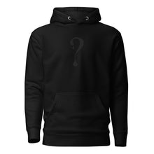 Pullover Hoodie with Black Dripper Embroidery