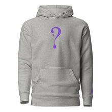 Pullover Hoodie with Purple Dripper Embroidery