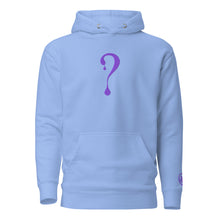 Pullover Hoodie with Purple Dripper Embroidery