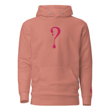 Pullover Hoodie with Pink Dripper Embroidery