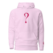 Pullover Hoodie with Pink Dripper Embroidery