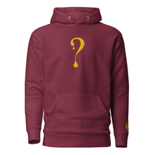 Pullover Hoodie with Gold Dripper Embroidery