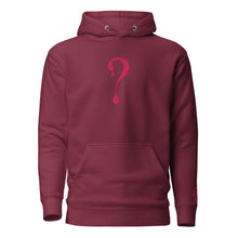 Pullover Hoodie with Pink Dripper Embroidery