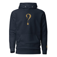 Pullover Hoodie with Old Gold Dripper Embroidery