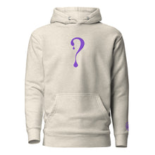 Pullover Hoodie with Purple Dripper Embroidery