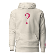 Pullover Hoodie with Pink Dripper Embroidery