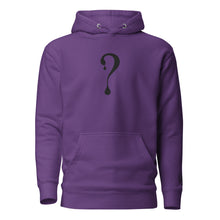 Pullover Hoodie with Black Dripper Embroidery
