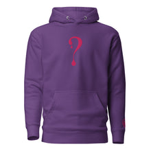 Pullover Hoodie with Pink Dripper Embroidery
