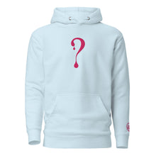 Pullover Hoodie with Pink Dripper Embroidery