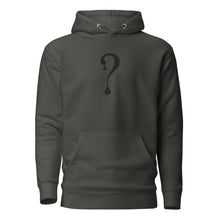Pullover Hoodie with Black Dripper Embroidery