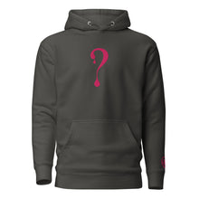 Pullover Hoodie with Pink Dripper Embroidery