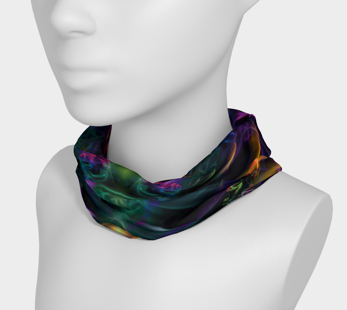 RAINBOW SMOKE NECK GAITER