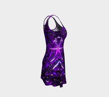 Purple Portal Flare Dress