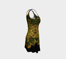 Alien Sunflower Flare Dress