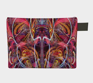 TRIPPING THE LIGHT FANTASTIC ZIPPER POUCH