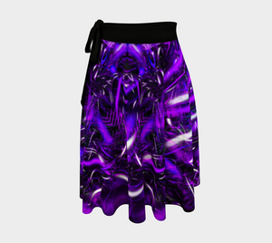 Purple Portal Wrap Skirt