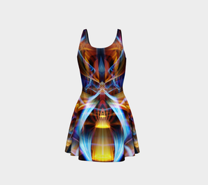 Galactic Sphinx Flare Dress