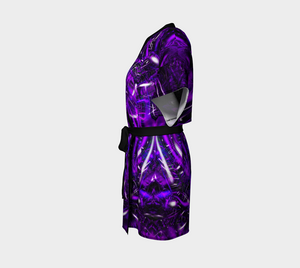 PURPLE PORTAL KIMONO ROBE