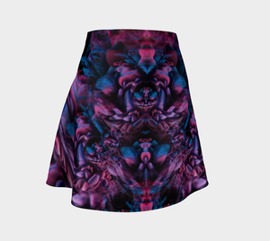 MELTED WAX FLARE SKIRT
