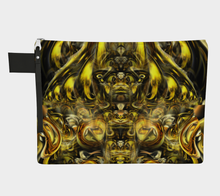 GOLDEN ALIEN ZIPPER POUCH