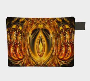 GOLDEN PORTAL ZIPPER POUCH