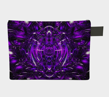 PURPLE PORTAL ZIPPER POUCH