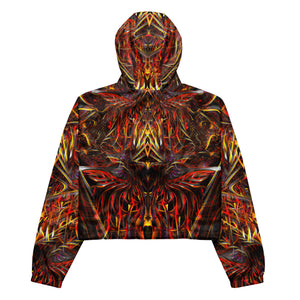 Phoenix Rising Cropped Windbreaker