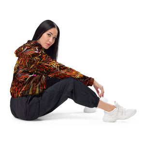 Phoenix Rising Cropped Windbreaker