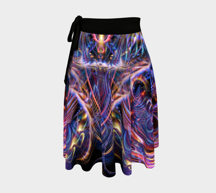 Cosmic Noise Wrap Skirt