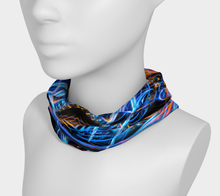 SOUND WAVES OVER DARK NECK GAITER