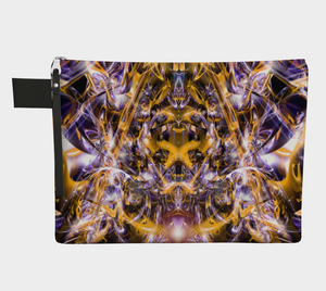 RELINQUISHING THE LIGHT ZIPPER POUCH