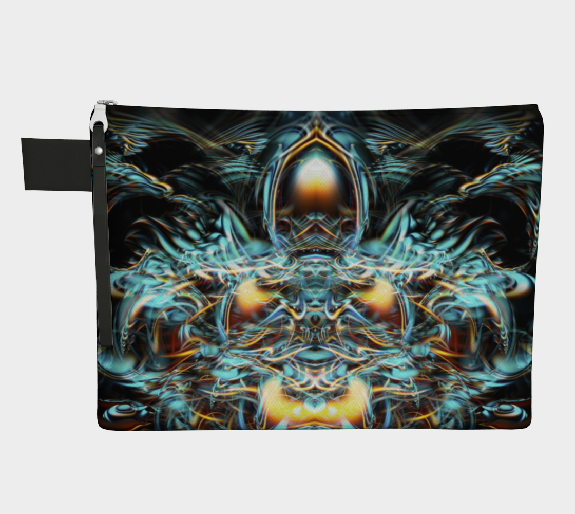 HOLOMORPHIC ZIPPER POUCH