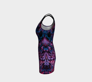 MELTED WAX BODYCON DRESS
