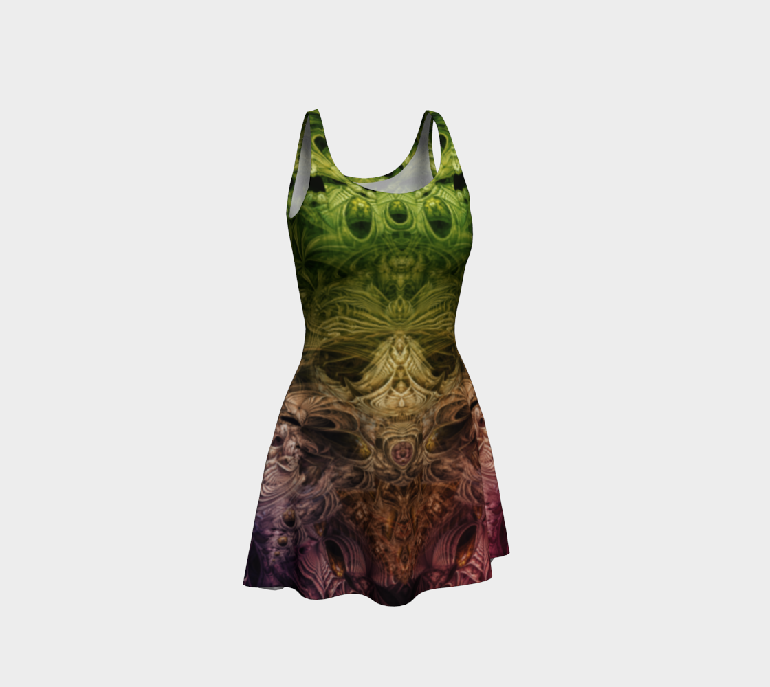 Spectral Evidence Flare Dress