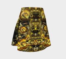 GOLDEN ALIEN FLARE SKIRT