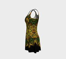 Alien Sunflower Flare Dress